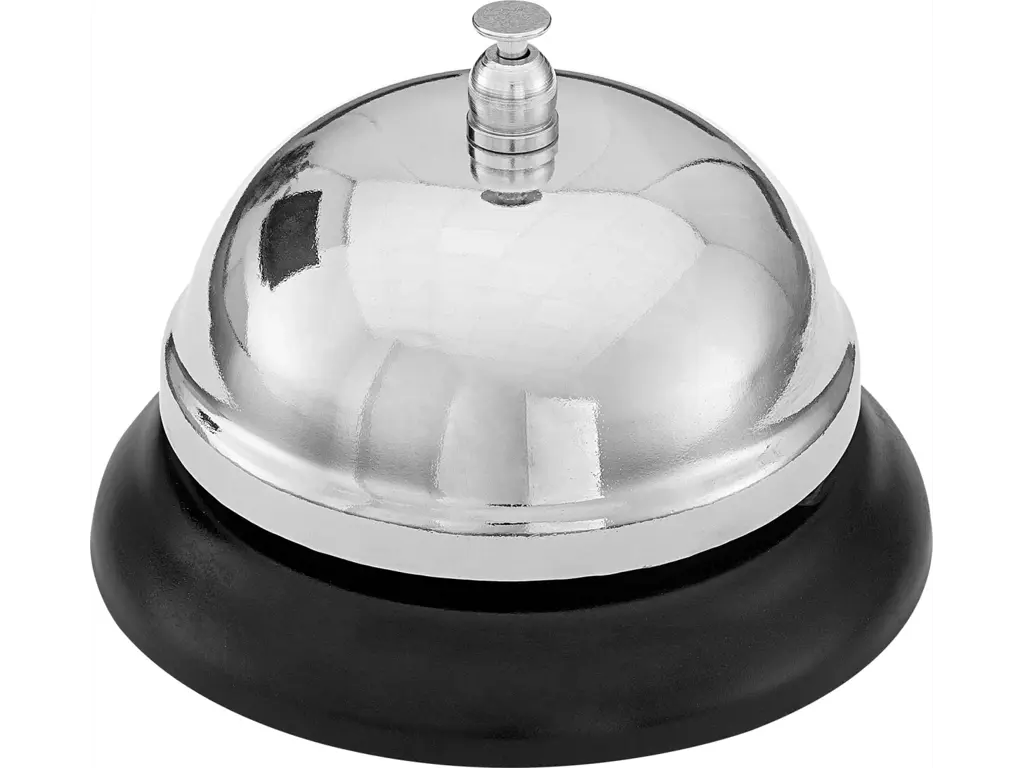 Receptionsklokke krom