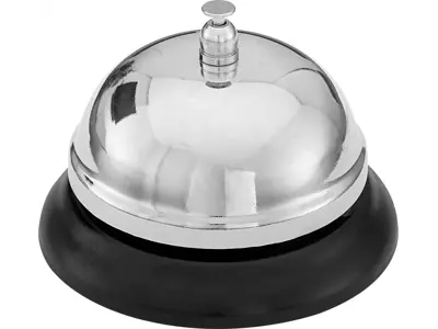 Receptionsklokke krom