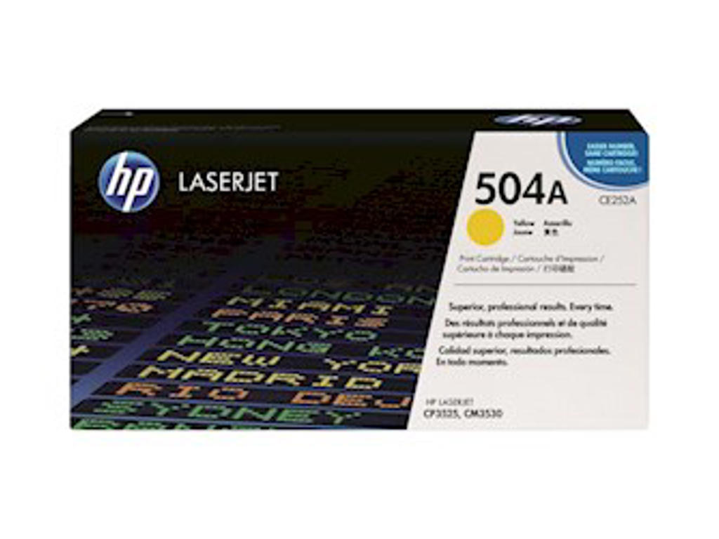 HP 504A toner CE252A gul, 7000 sider