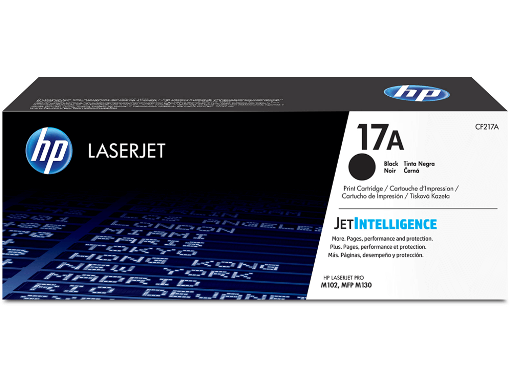 HP 17A toner CF217A sort, 1600 sider