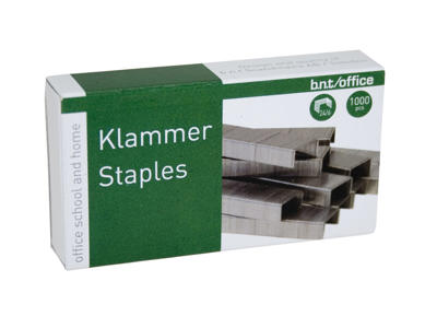 Hæfteklamme 24/6 BNT/Office 1000 stk