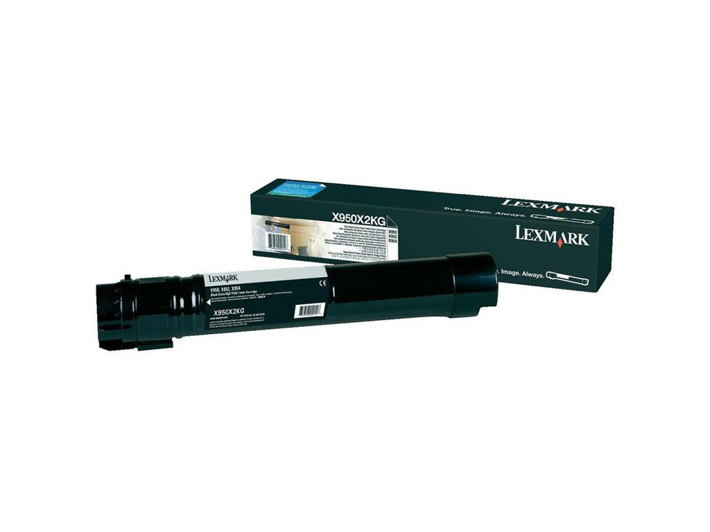 Lexmark toner X950X2KG sort, 32000 sider