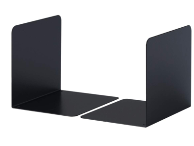 Bogstøtte metal 12,5x13x12,5 cm sort 2 stk