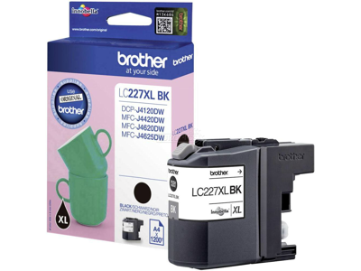 Brother blæk LC227XLBK sort, 1200 sider