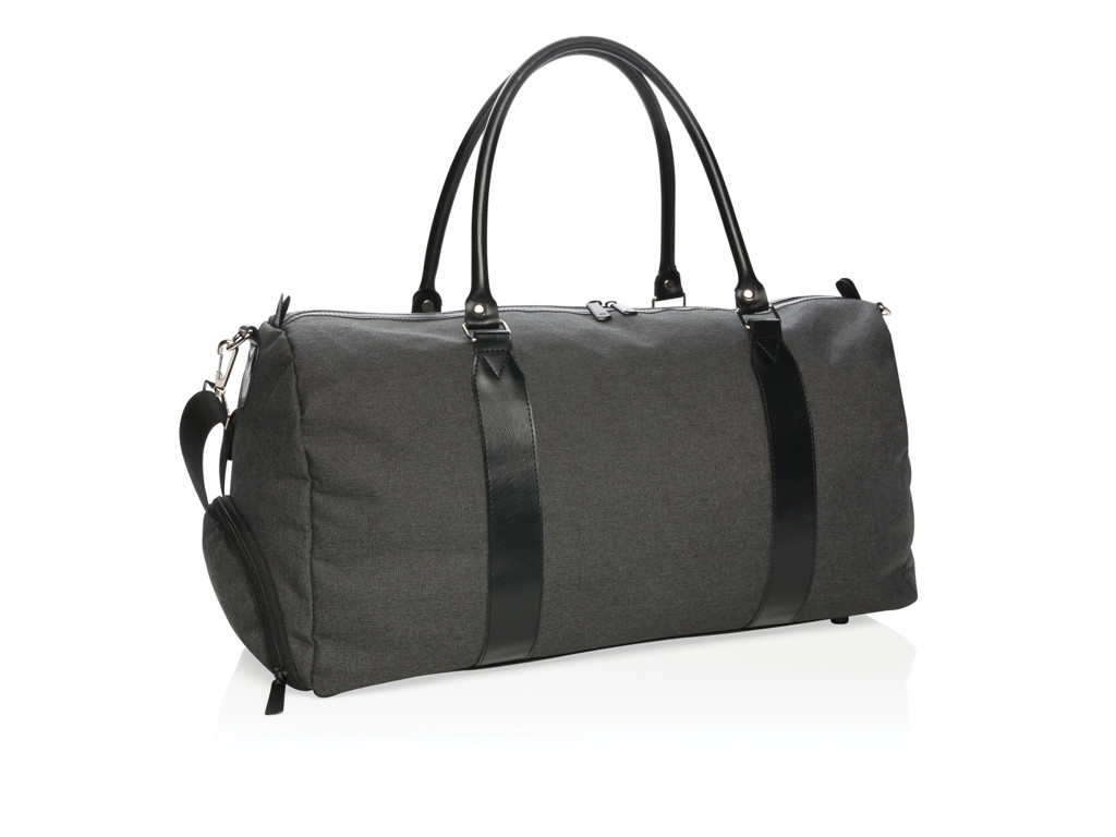 Weekend taske med USB-A udgang, sort