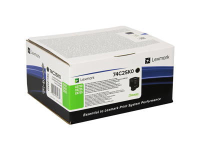 Lexmark toner 74C2SK0 sort, 7000 sider