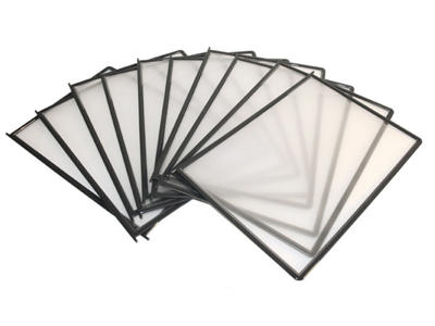 Registerlomme QuickLoad A4 antracit grå