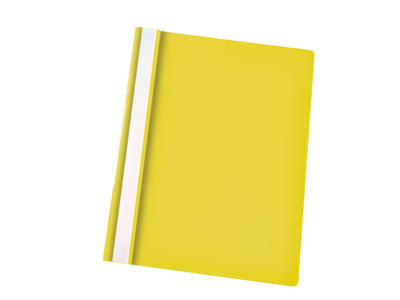 Tilbudsmappe A4 gul u/lomme