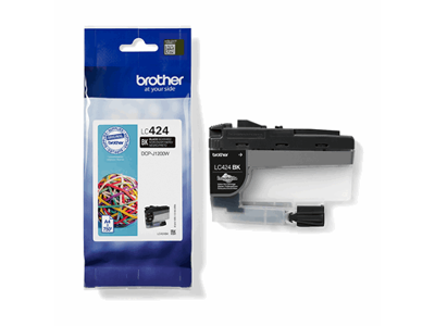 Brother blæk LC424 sort, 750 sider