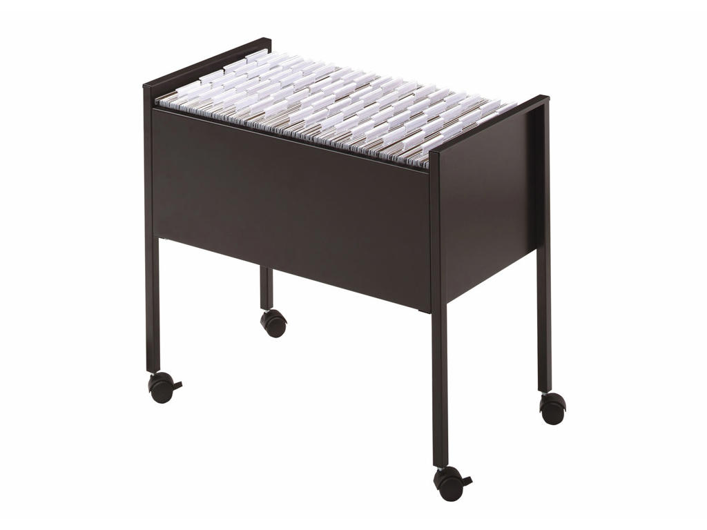 Hængemappevogn Durable Economy 80 A4 sort m/hjul