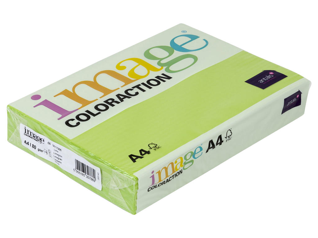 Kopipapir A4 | 80 g | Rio Neon Green | 500 ark