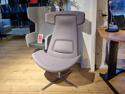 Nordic lounge stol | Demomodel | wm 0103 | Underdel poleret alu