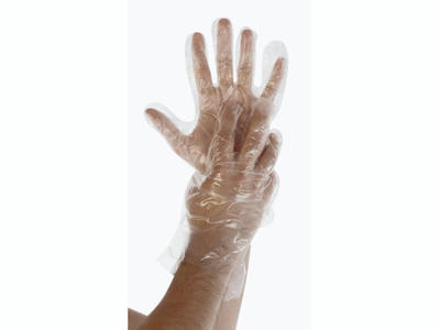 Engangshandsker L HDPE klar 500 stk