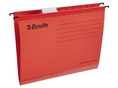 Hængemappe Esselte standard A4 rød 25 stk