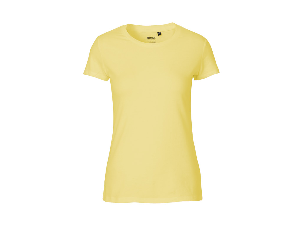 Dame Fit T-shirt Neutral O81001 gul