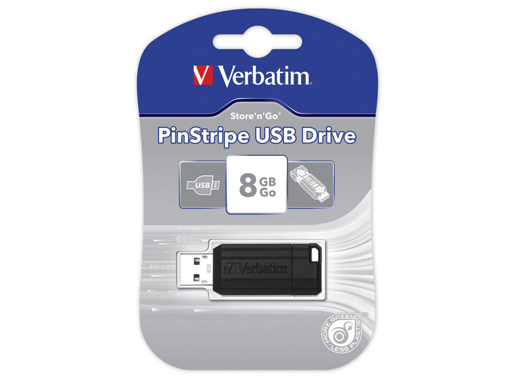 USB nøgle 2.0 PinStripe 8 gb