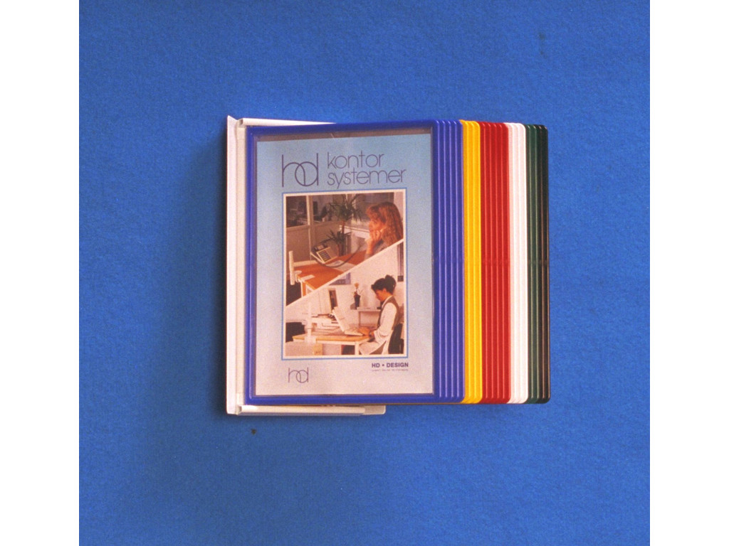 Registersystem SuperioR væg A4 grå t/20 lommer