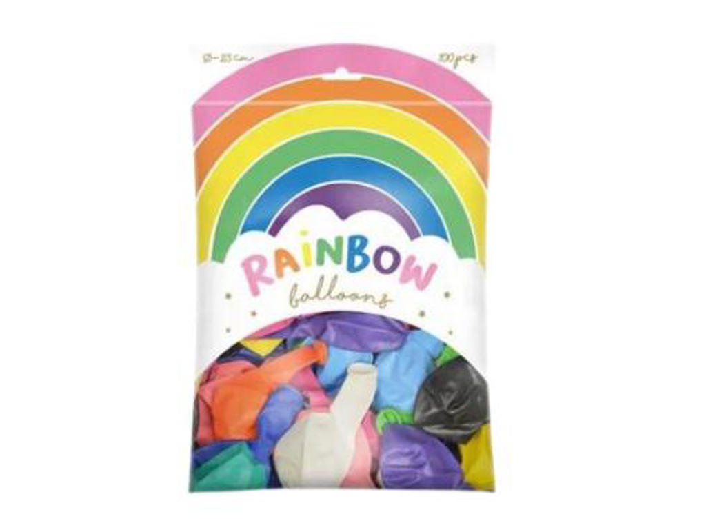 Balloner Ø23cm mix Pastel 100 stk