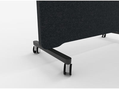 Lintex Edge T-fod Blade sort, med hjul 415 mm