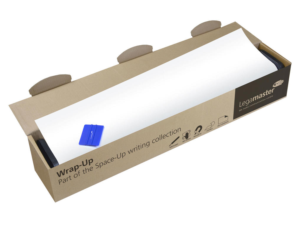 Whiteboard folie Wrap-up 101x150 cm hvid