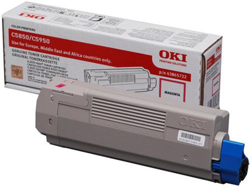 OKI toner C5850/5950 Magenta, 6000 sider