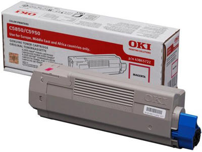 OKI toner C5850/5950 Magenta, 6000 sider
