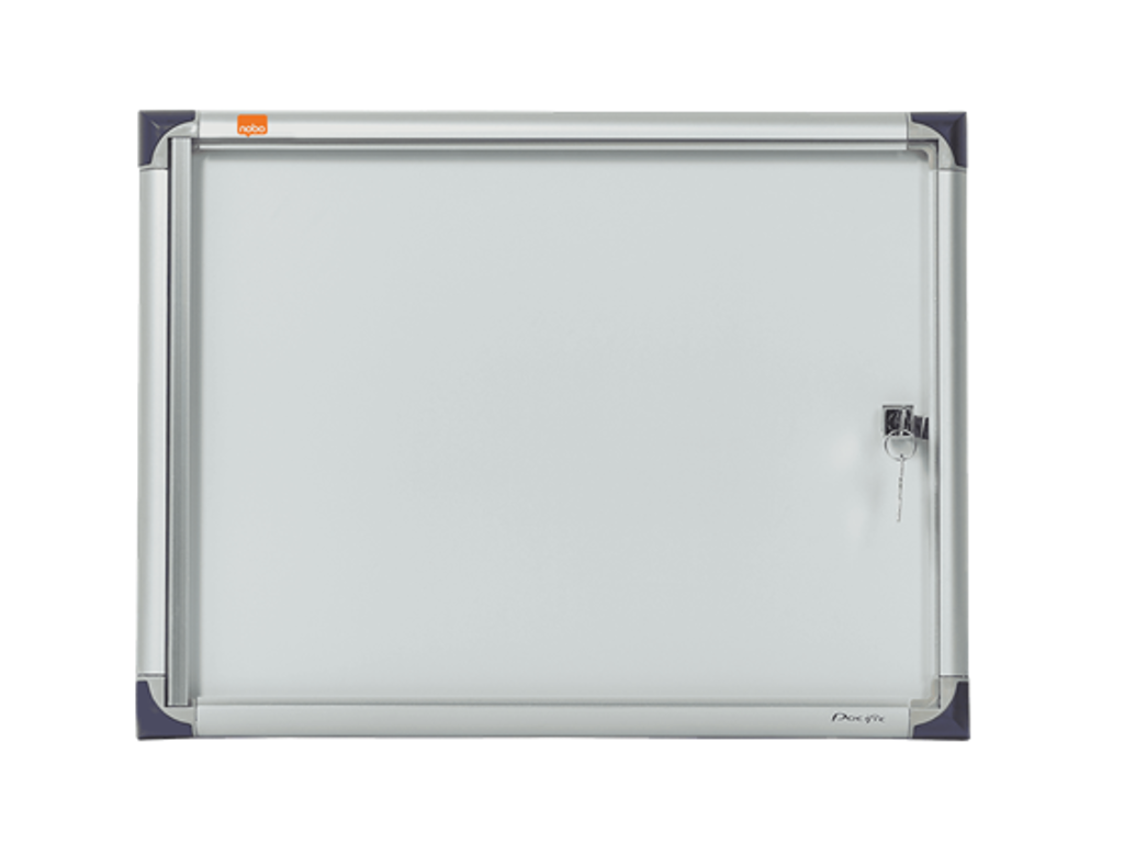 Opslagsskab | Nobo | 2xA4 | magnetisk | indendørs brug | ekstra smalt