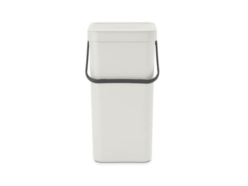 Brabantia Affaldsspand med låg | 16 Liter | Hvid | Affaldssystem