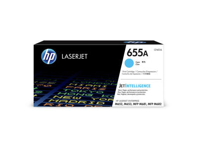 HP 655A toner CF451A cyan, 10500 sider