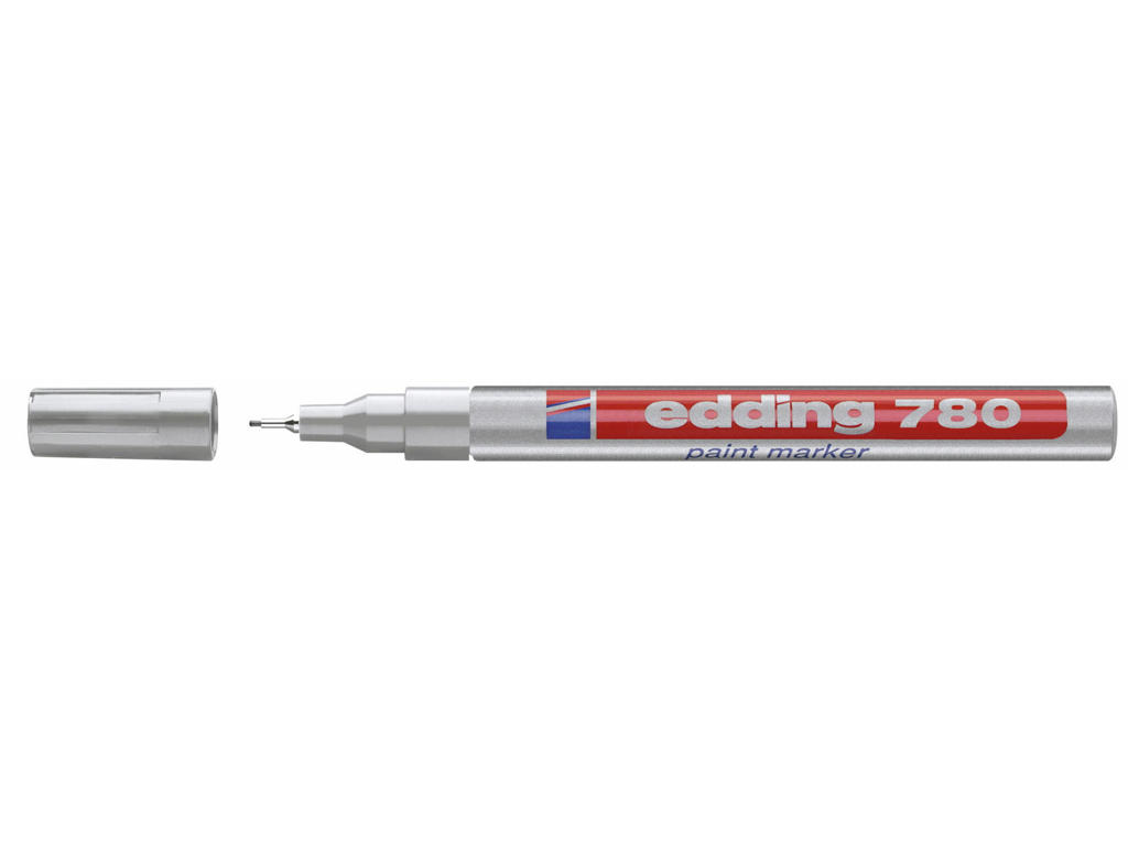 Paintmarker Edding 780 sølv