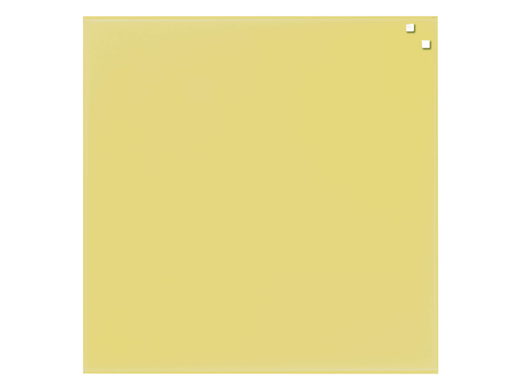 Magnetisk glastavle Naga | 45 x 45 cm | Gul