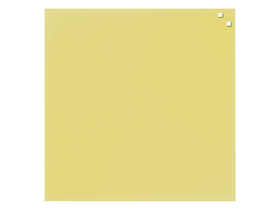 Magnetisk glastavle Naga | 45 x 45 cm | Gul