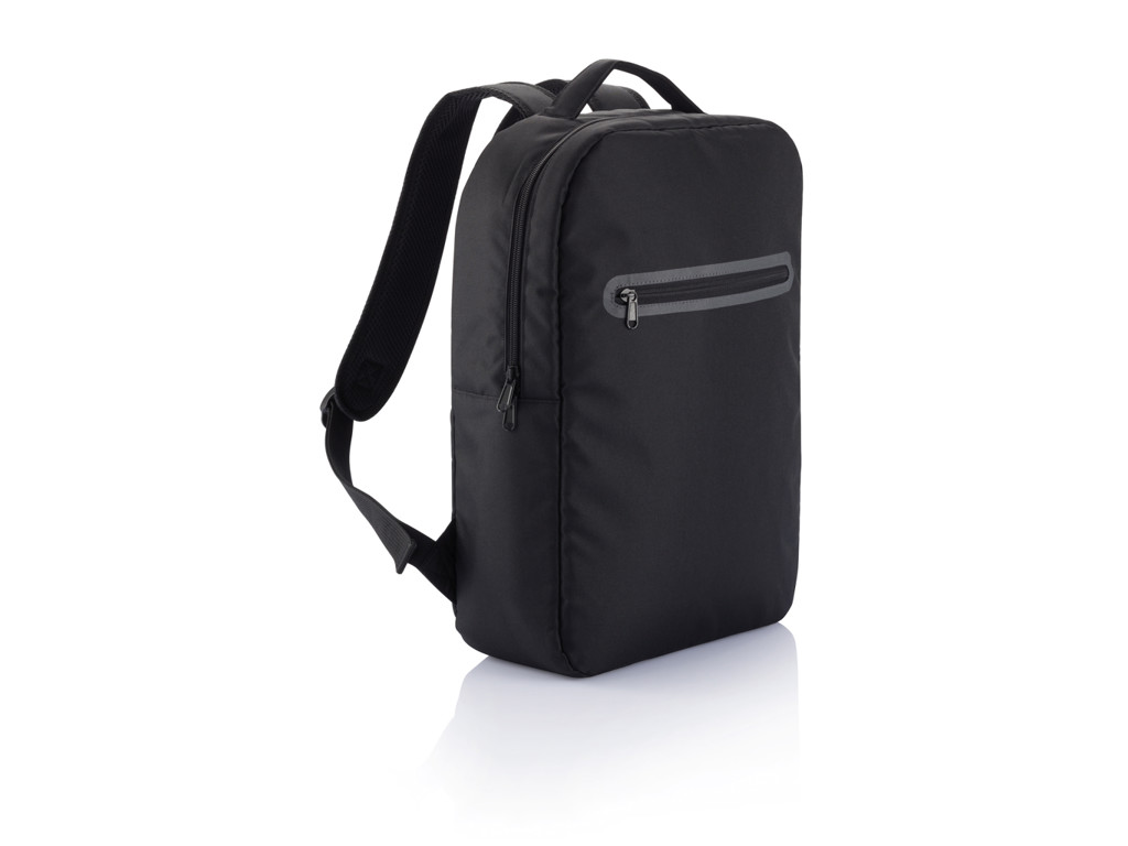 London laptop rygsæk PVC fri, sort