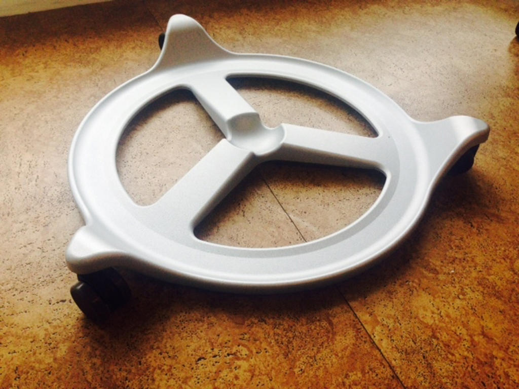 Hjulsæt Backapp 2,0 stol | Sort stel