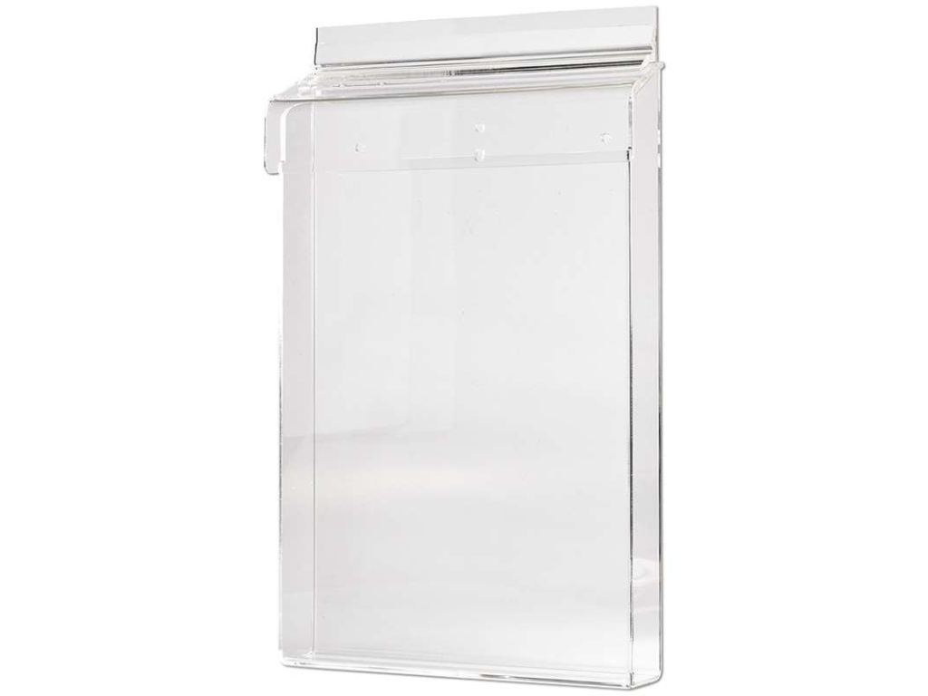 Brochureholder A4 postkasse udendørs dybde 3 cm