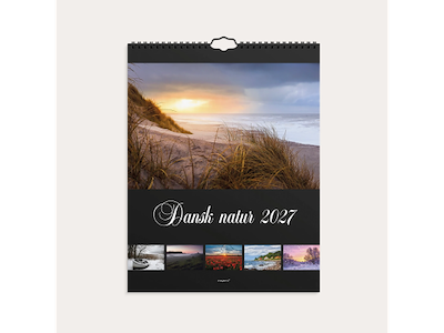 Vægkalender Dansk natur 2027