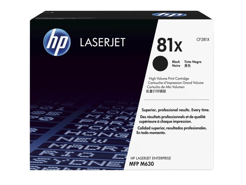 HP 81X toner CF281X sort, 25000 sider