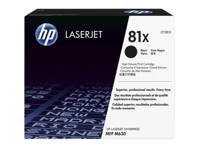 HP 81X toner CF281X sort, 25000 sider