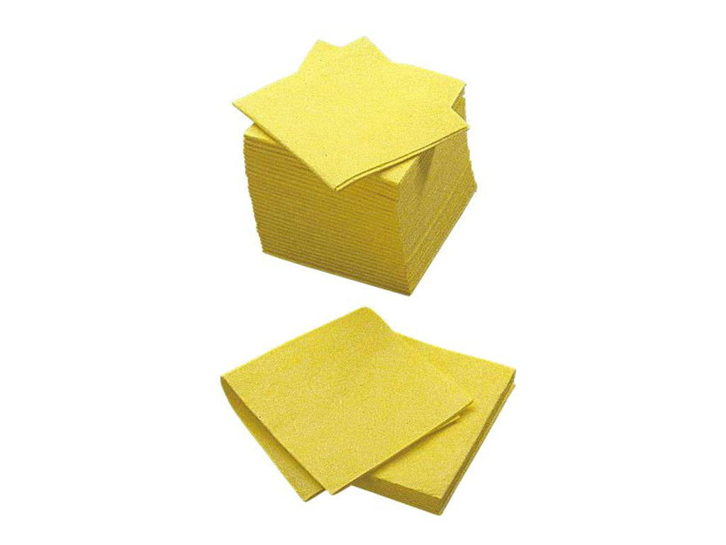 Klud rengøring 38x38 cm gul 10 stk